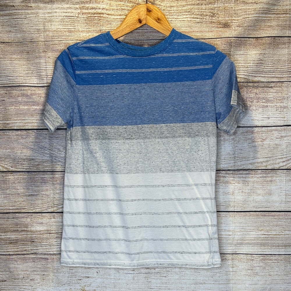Cat & Jack Blue and Gray Boys Tee size 8-10